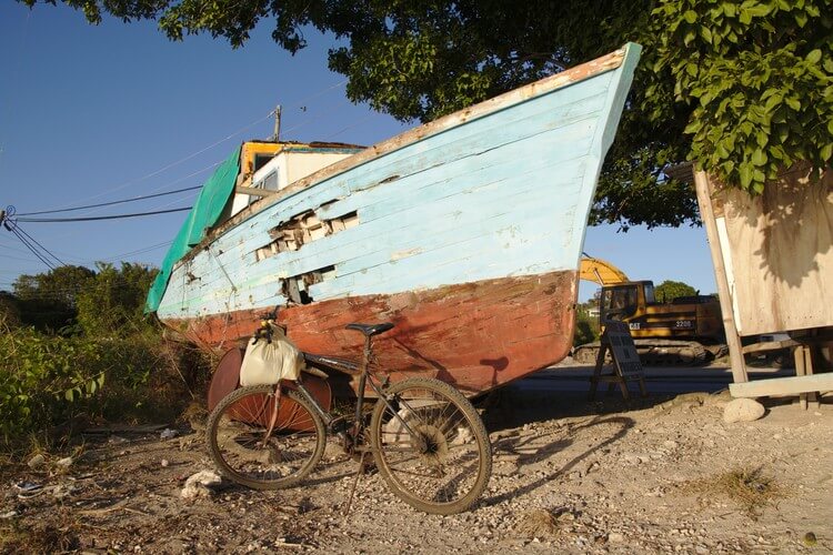 old wooden boat