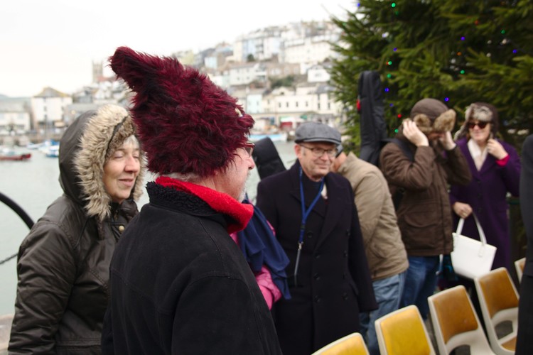 man in red pointy hat