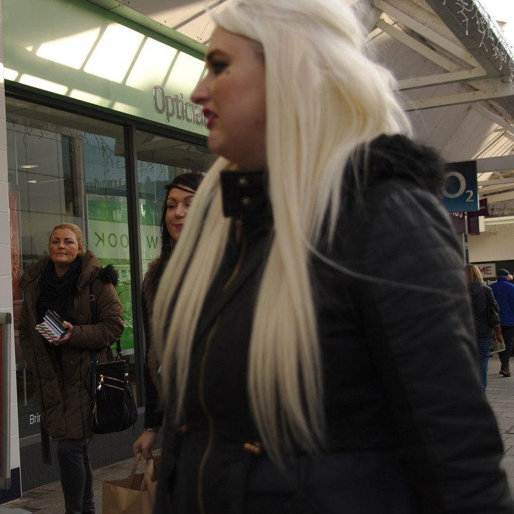lady long white hair
